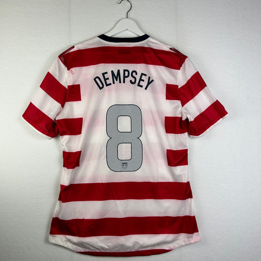 USA 2012 Player Issue Home Shirt - Dempsey 8