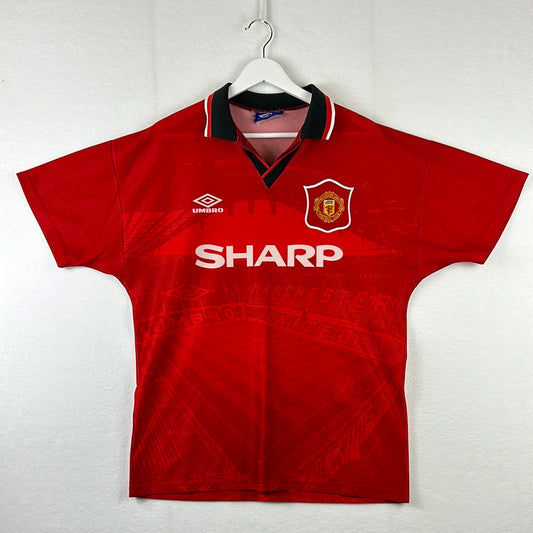 Manchester United 1994/1995/1996 Home Shirt - Medium 