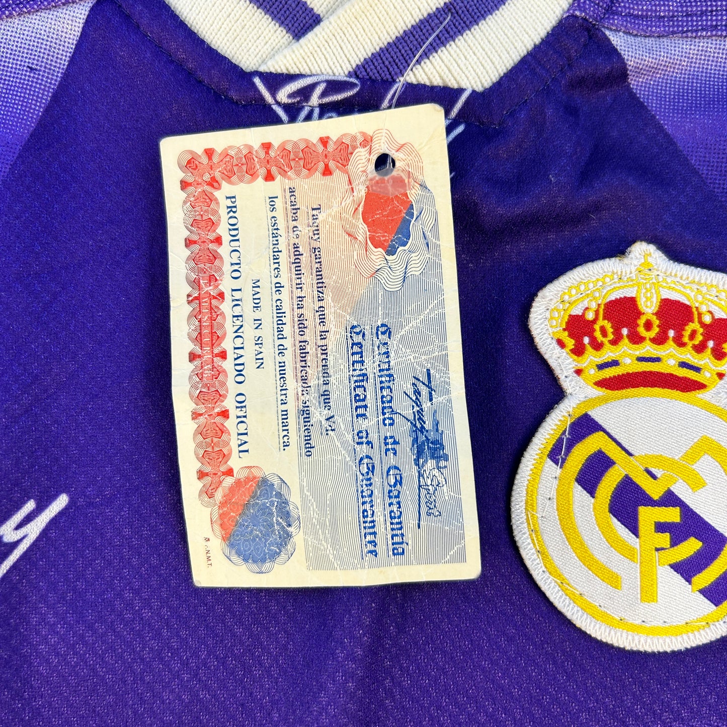 Real Madrid 1994-1995 Youth Tagay Away Shirt