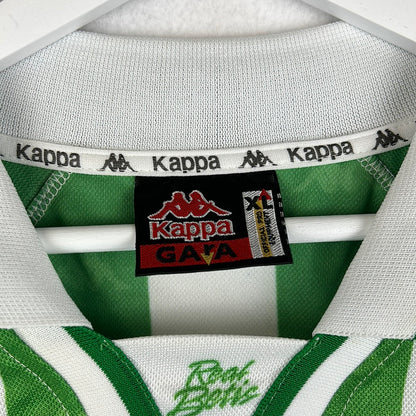 Real Betis 1997/1998 Match Home Shirt - Otero 14