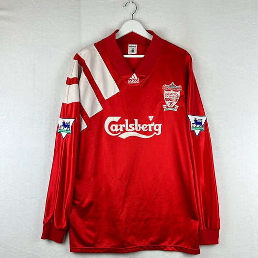 Liverpool 1992-1993 Player Issue L/S Home Shirt