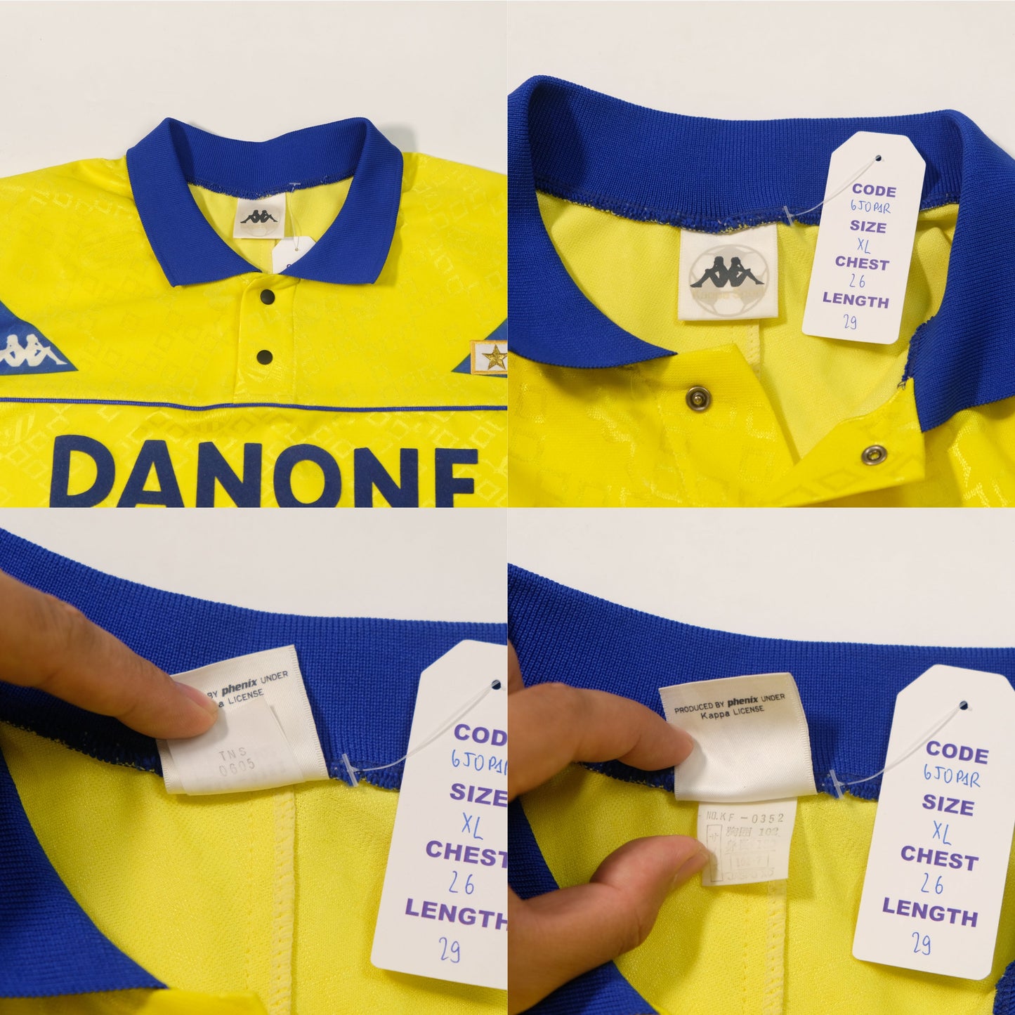 1992/94 Juventus Away Shirt Kappa (XL)