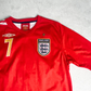 2006/08 England Away Shirt Umbro Beckham (S/M)