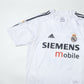 2004/05 Real Madrid Home Shirt Adidas Beckham (S/M)