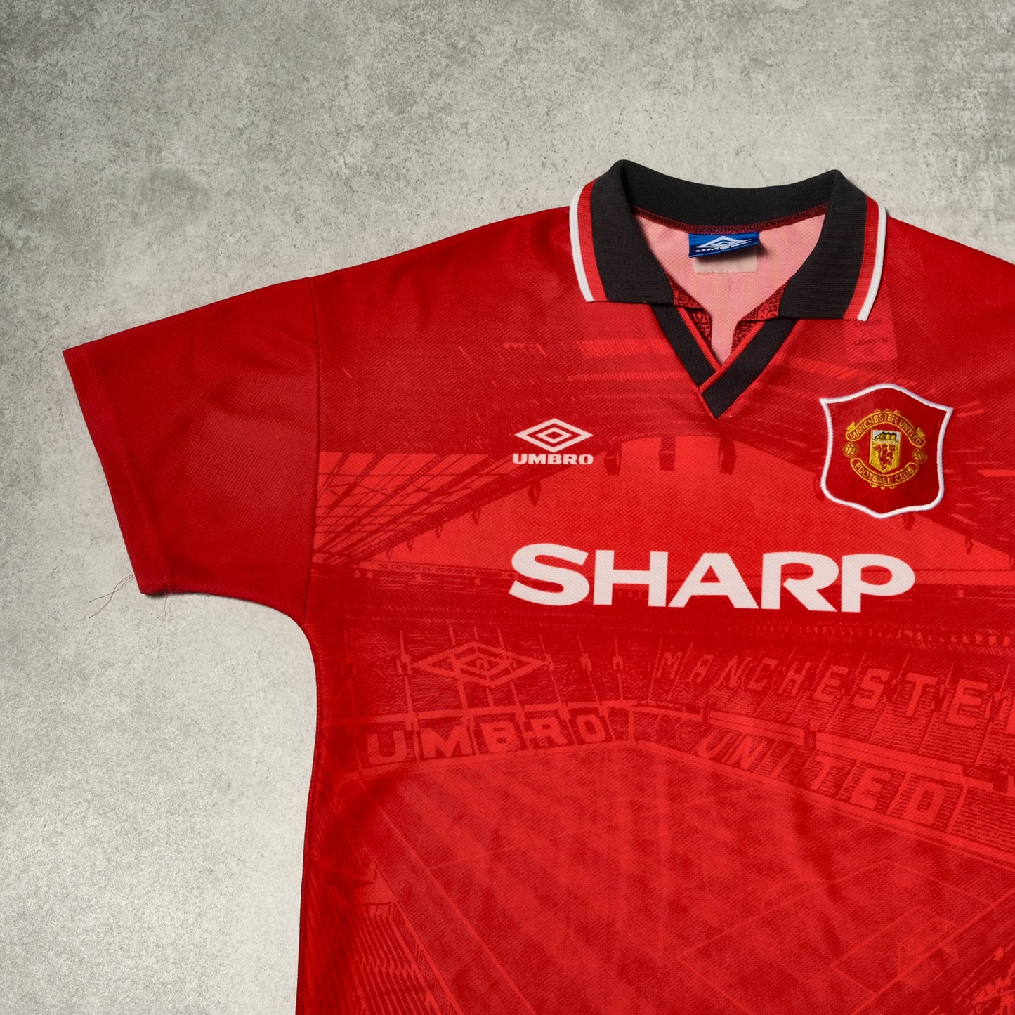 1994/96 Manchester United Home Shirt Umbro (L)