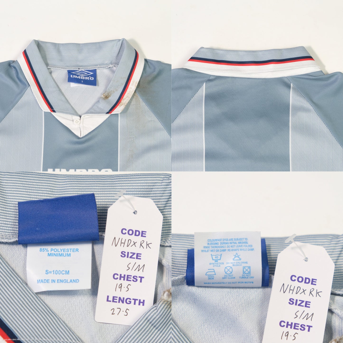 1996/97 England Away Shirt Umbro (S/M)