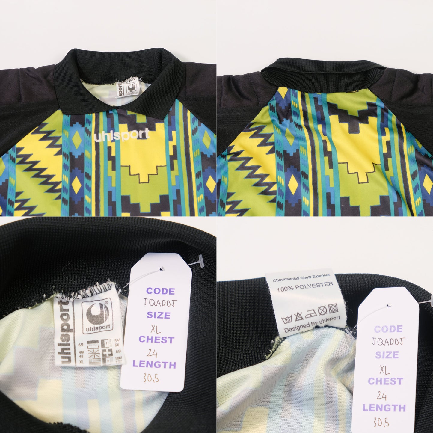 1990s Uhlsport Goalkeeper Template Shirt (XL)
