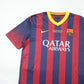 2013/14 Barcelona Away Shirt Nike Iniesta (L/XL)