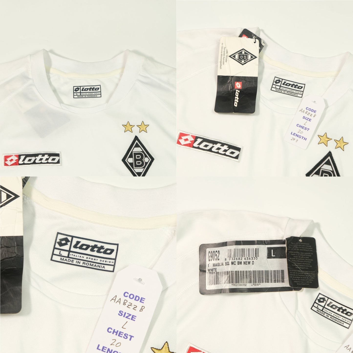 2005/2006 Borussia Monchengladbach Home Shirt Lotto (L)