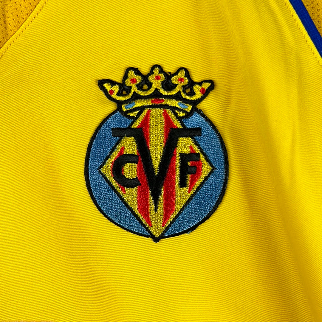 Villareal 2004/2005 Player Issue Shirt - Intertoto Cup - 7 Josico