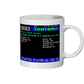 Tottenham 3-5 Manchester United 2001 Teletext Mug