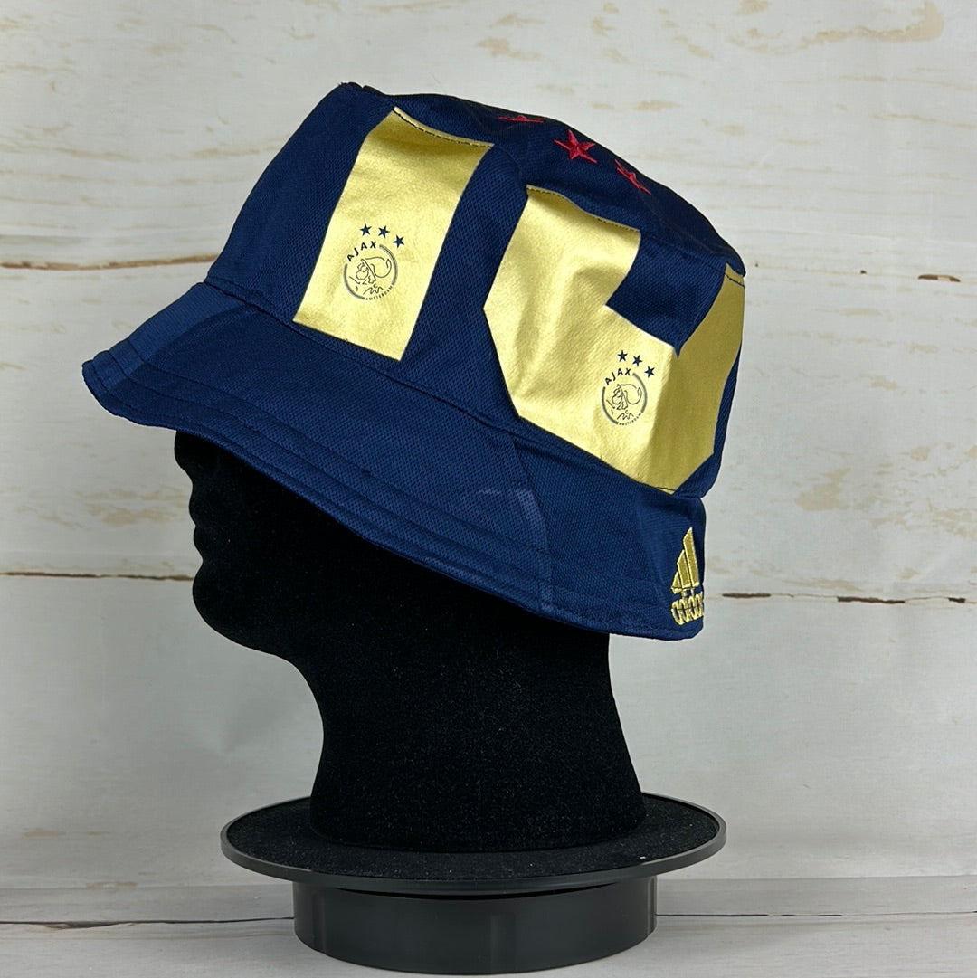 Ajax Amsterdam 2022-2023 Upcycled Away Shirt Bucket Hat - 10