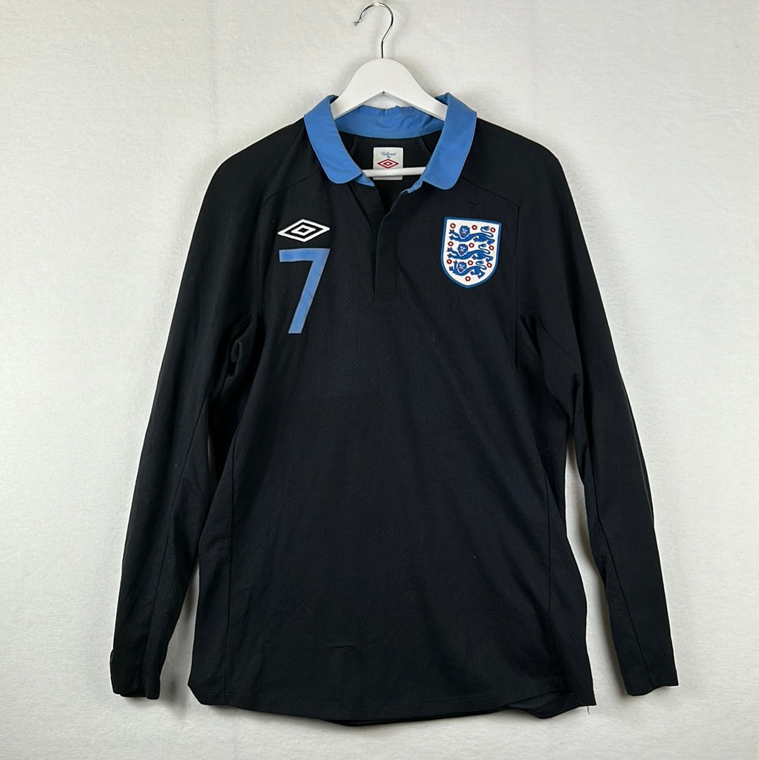 England 2012 Away Shirt - Authentic Umbro Shirt