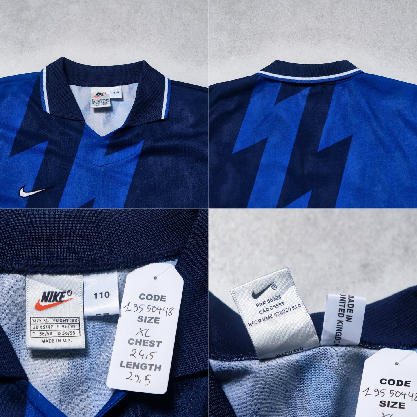 1990s Nike Thunder Template Football Shirt (XL)