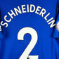 Everton 2017/2018 Match Worn/ Issued Home Shirt - Schneiderlin 2