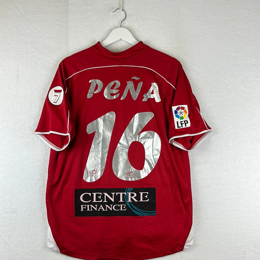 Real Murcia 2007-2008 Player Issue Home Shirt - Large - Pena 16