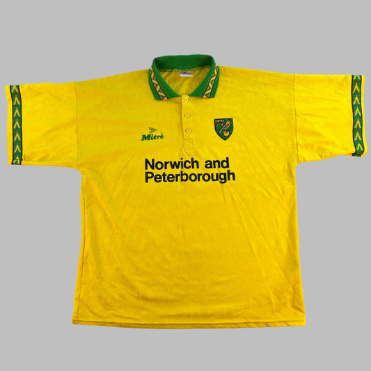 Norwich City 1994-1995-1996 Home Shirt