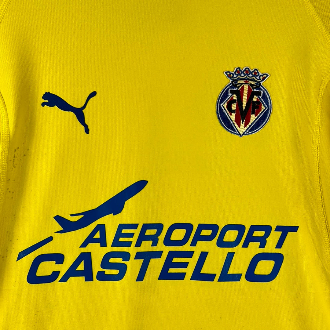 Villarreal 2005/2006 Match Worn Home Shirt - Jose Mari 23