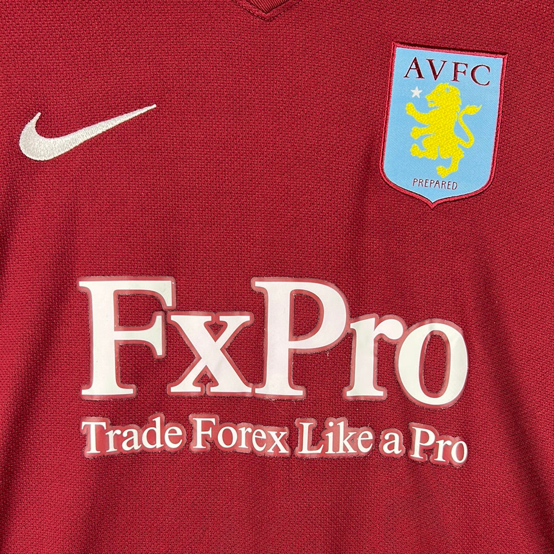 Aston Villa 2010/2011 Home Shirt - Large - Very Good Condition