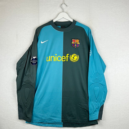 Barcelona 2006/2007 Player Issue Goalkeeper Shirt - Valdes 1