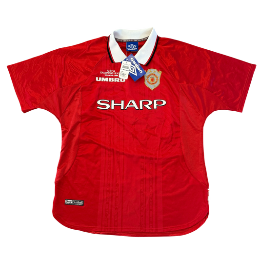 Manchester United 1999 European Home Shirt - BNWT - 2 Star
