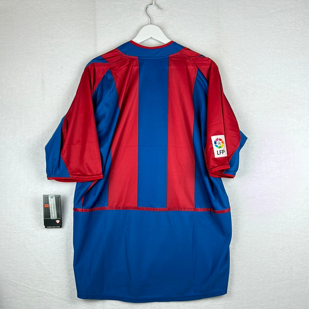 Barcelona 2002/2003 Signed Home Shirt - Figo - BNWT