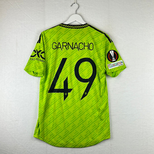 Manchester United 2022/2023 Player Issue Third Shirt - Garnacho 49
