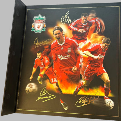 Liverpool 2008-2009 Signed & Boxed Home Shirt - Limited Edition - Mint