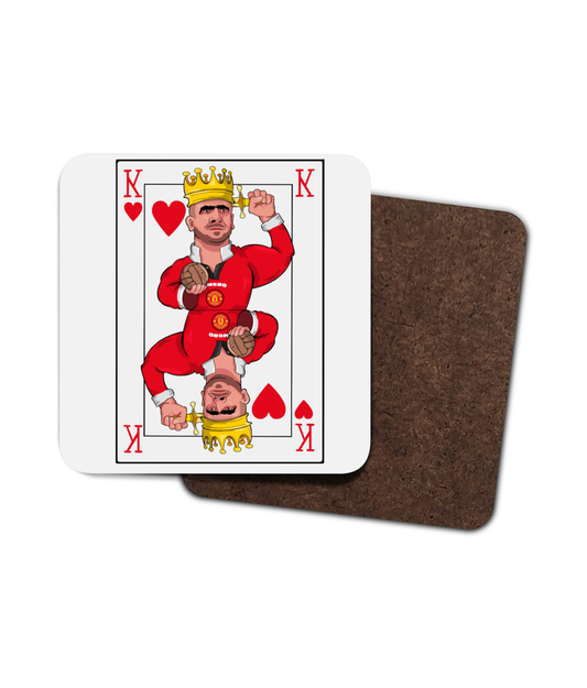 Eric Cantona Playing Card Coaster - The King Of Hearts