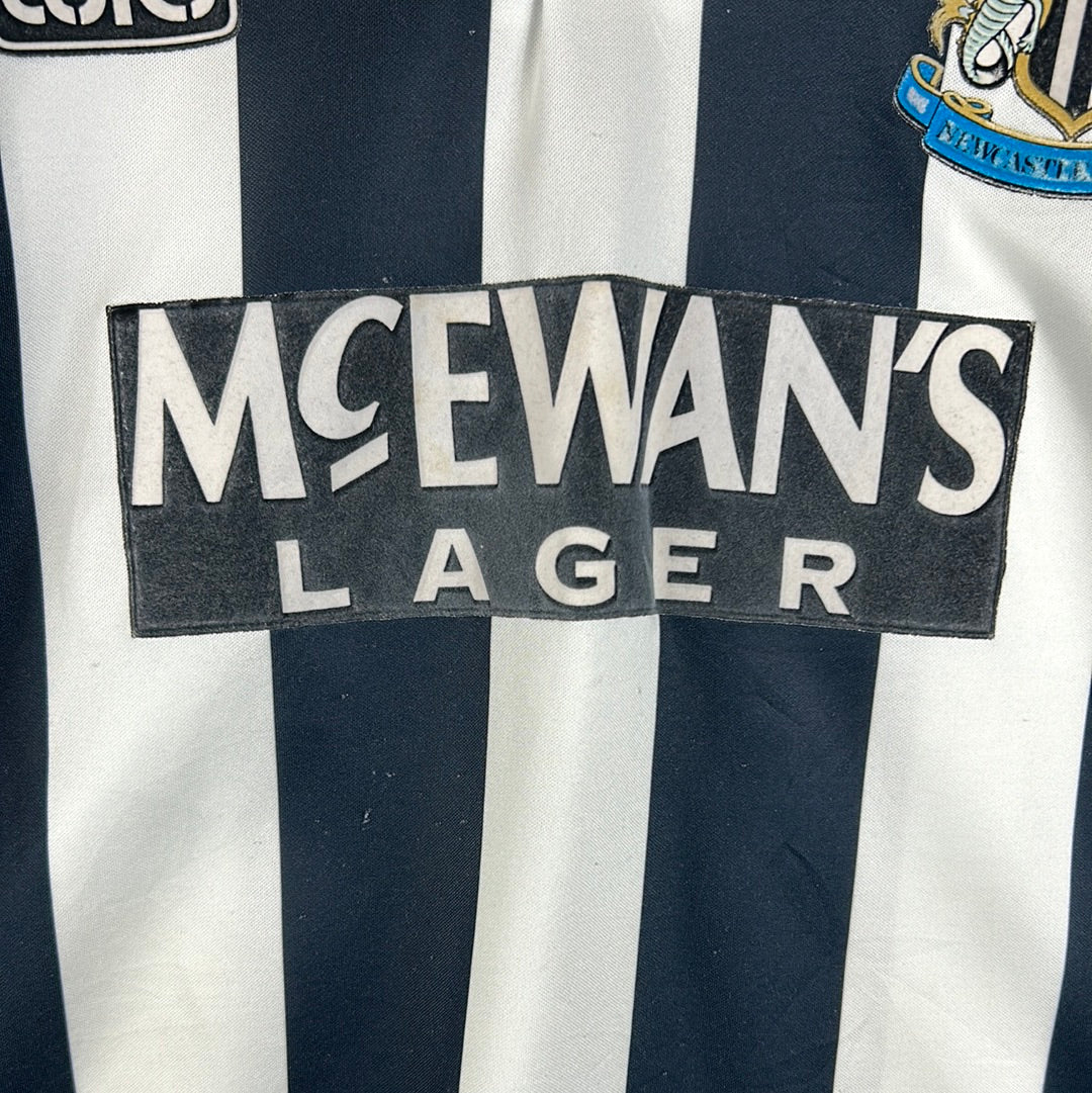 Newcastle United 1993/1994 Home Shirt - McEwan's Lager