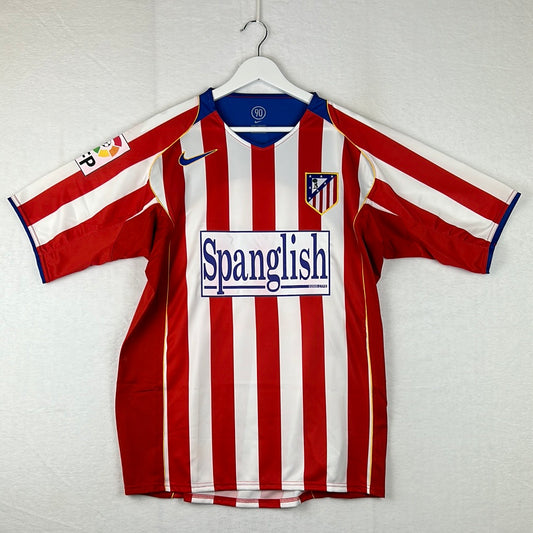 Atletico Madrid 2004/2005 Player Issue Home Shirt - Torres 9 - Spanglish