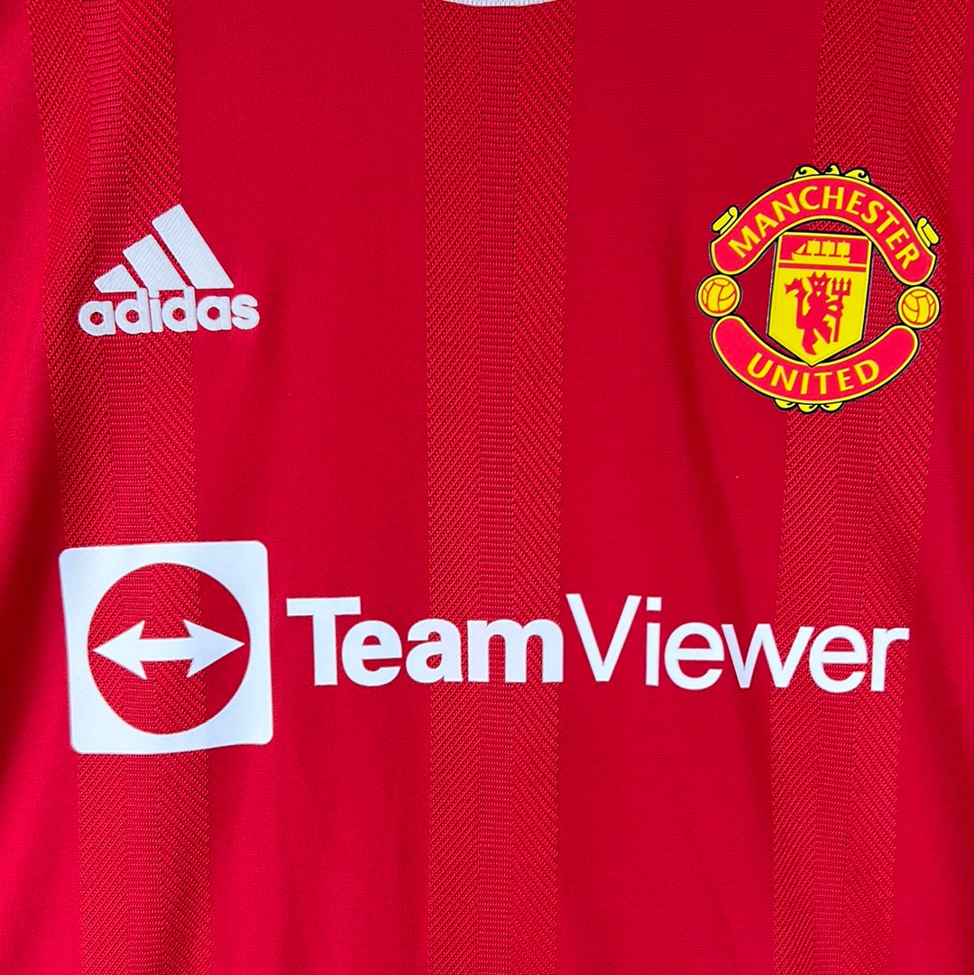 REVIEW! Jersey Man Utd Home 2021/22 Player Issue - HEAT.RDY