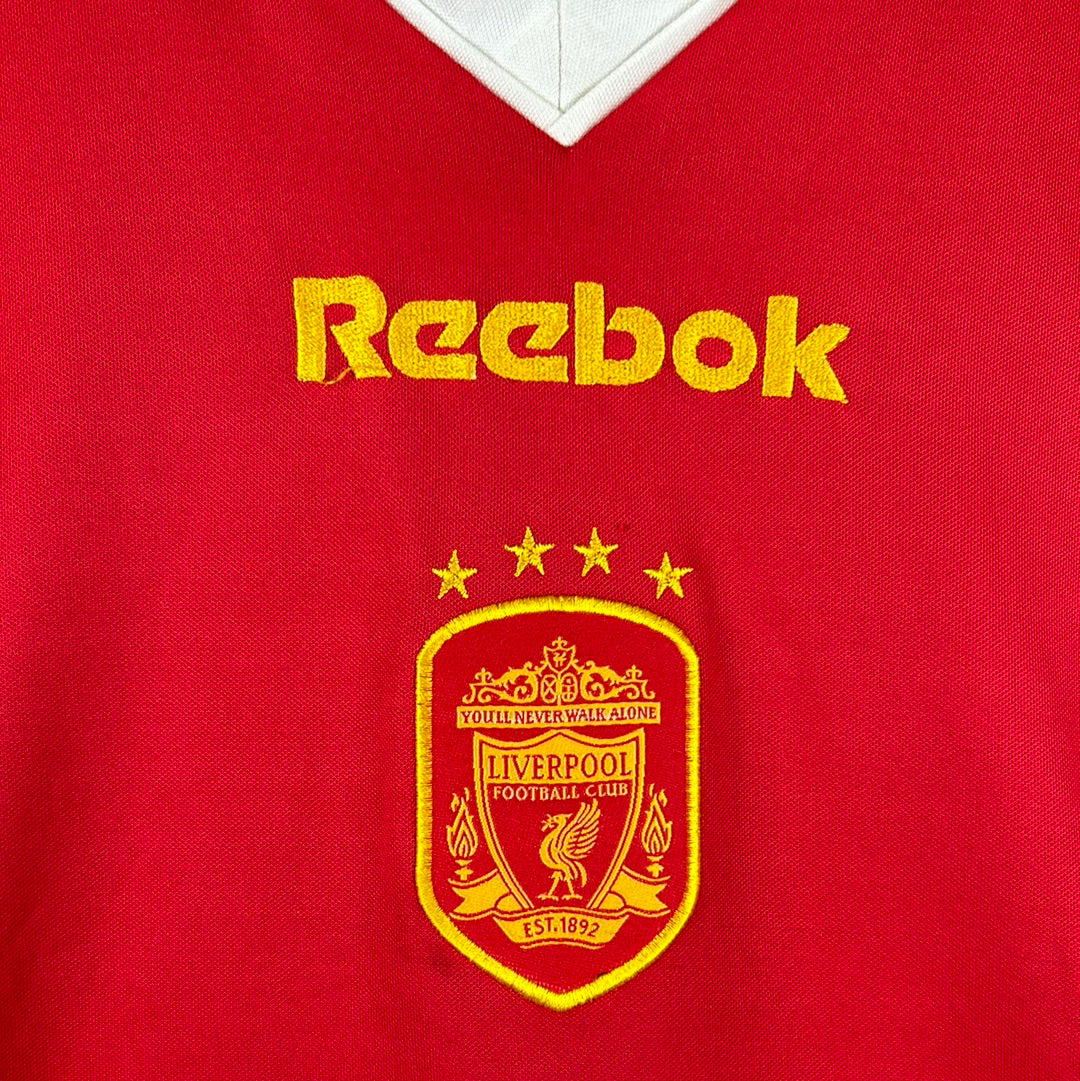 Liverpool European Home Shirt 2001 - Large