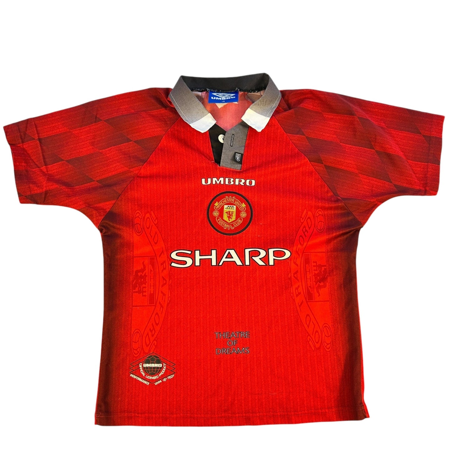 Manchester United 1996-1995 Home Shirt - Large Boys - Very Good Condition