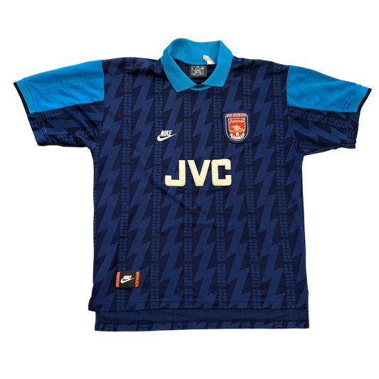 Arsenal 1994/1995 Away Shirt front with JVC sponsor