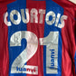 Levante 2007-2008 Player Issue Home Shirt - Medium - Courtois 21