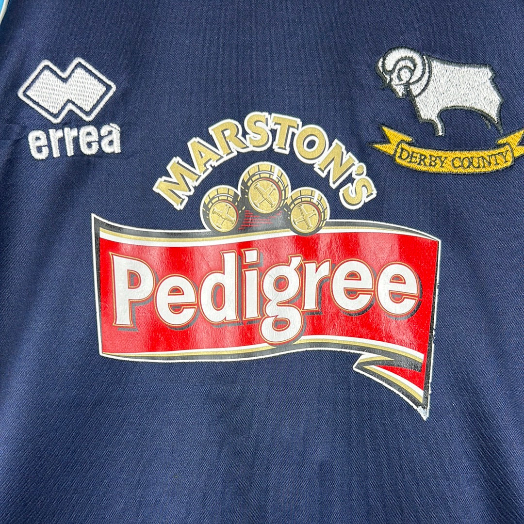 Derby County 2001/2002 Player Issue Away Shirt - Lee 7