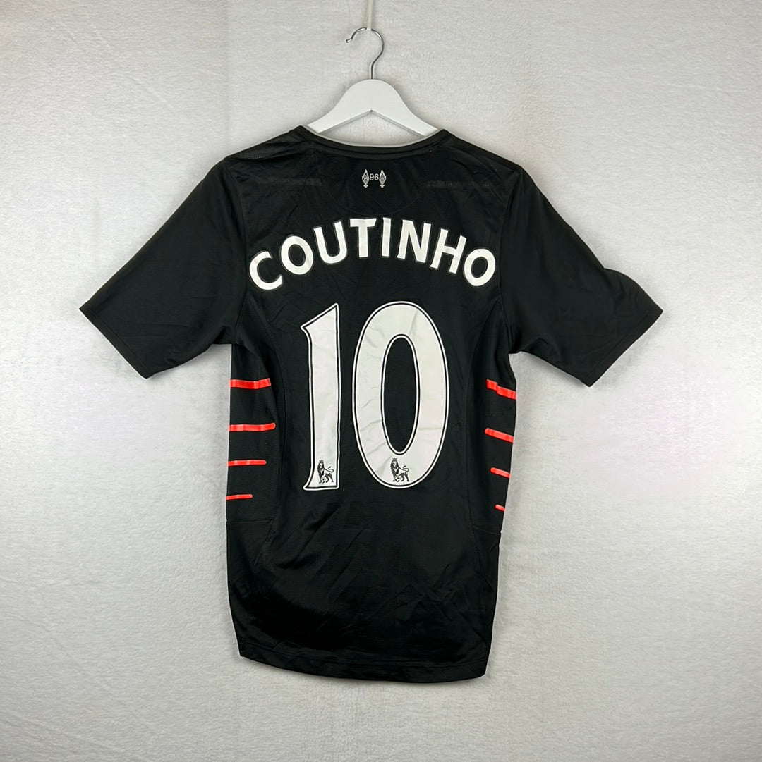 Liverpool 2016/2017 Away Shirt - Small - Coutinho 10