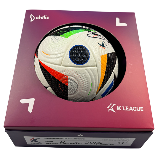Korea League Match Scored Ball - Gangwon FC - Gwangju FC - Han-min Jung
