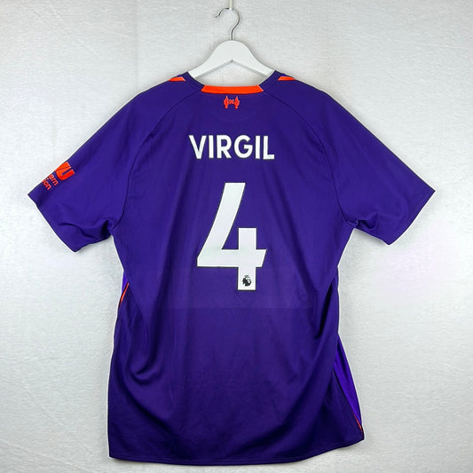 Liverpool 2018/2019 Away Shirt - Extra Large - Virgil 4