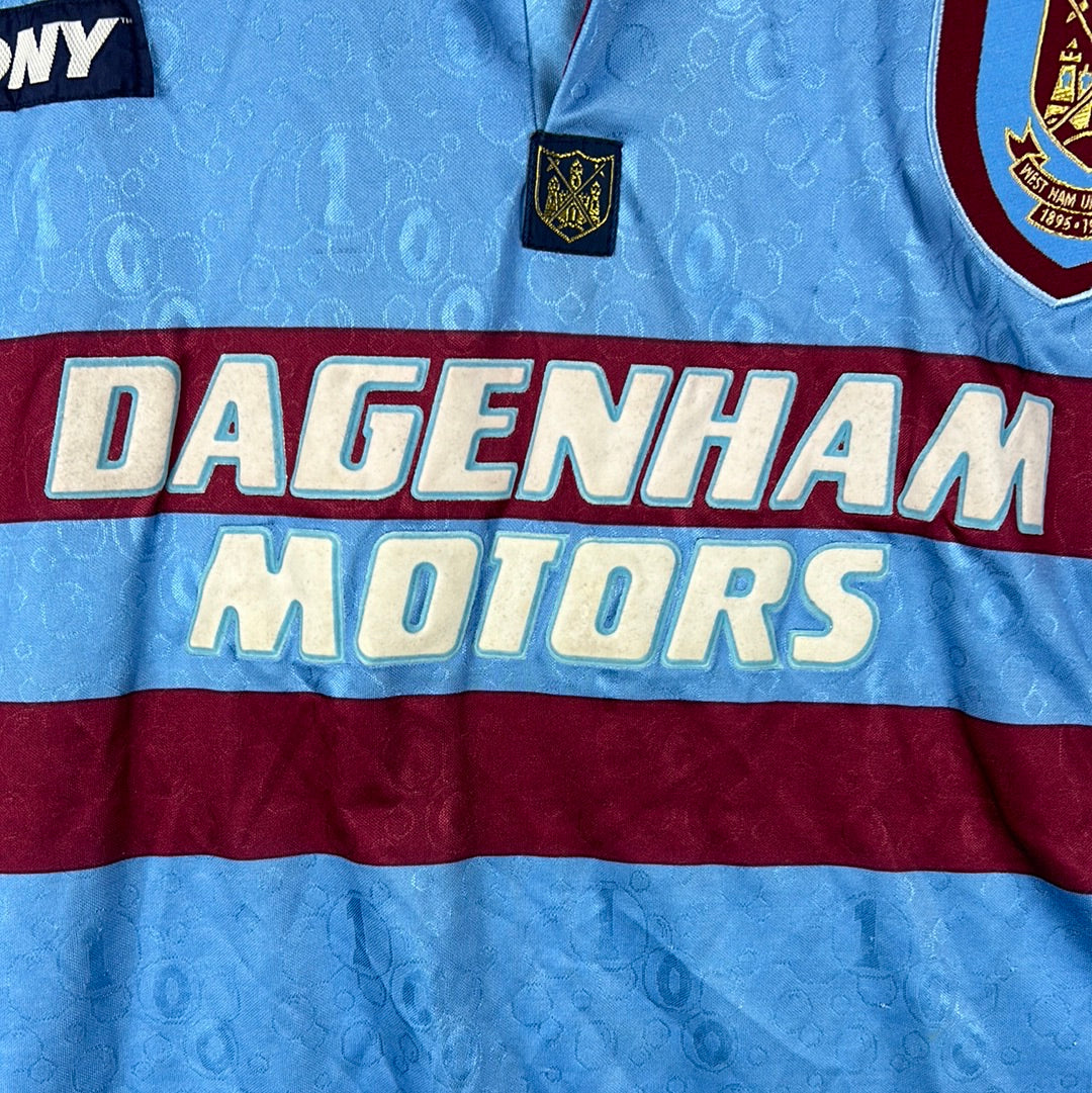 West Ham United 1995-1996 Away Shirt - XL - Dicks 3