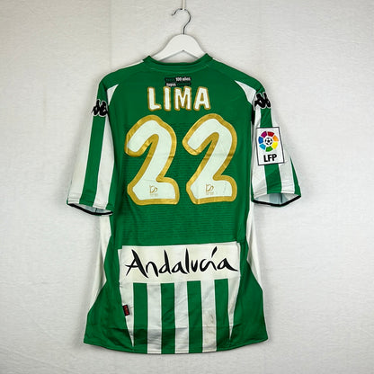 Real Betis 2007/2008 Match Worn Home Shirt - Lima 22