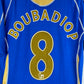 Portsmouth 2007/2008 Match Worn Home Shirt - Bouba Diop 8