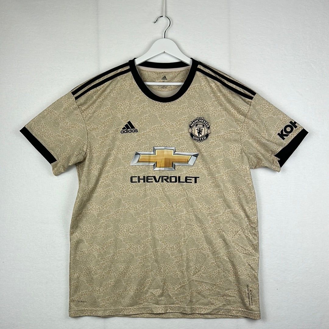 Manchester United 2019/ 2020 Away Shirt - Excellent Condition -  Adidas ED7388