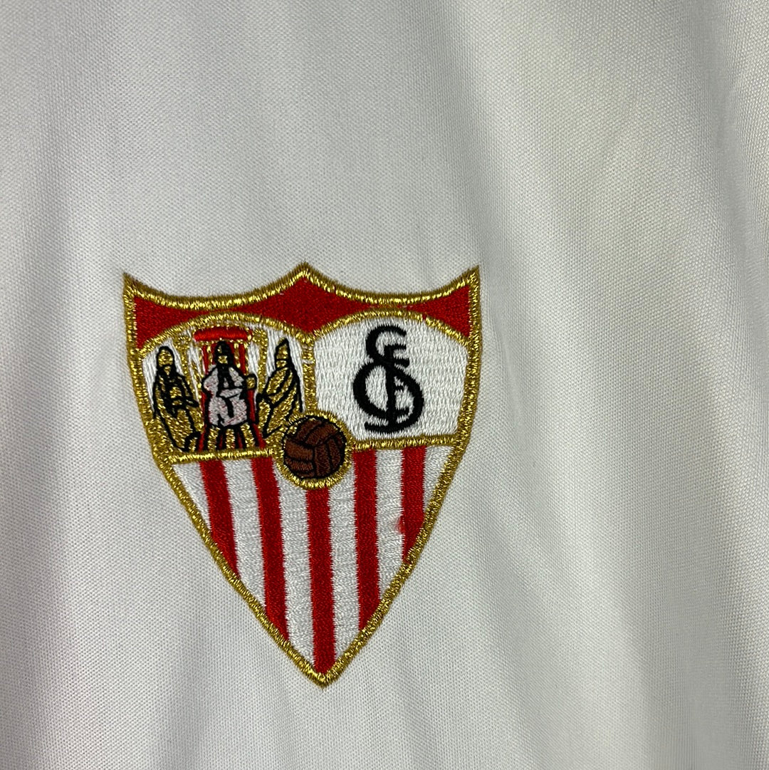 Sevilla 2003/2004 Player Issue Home Shirt - Reyes 10