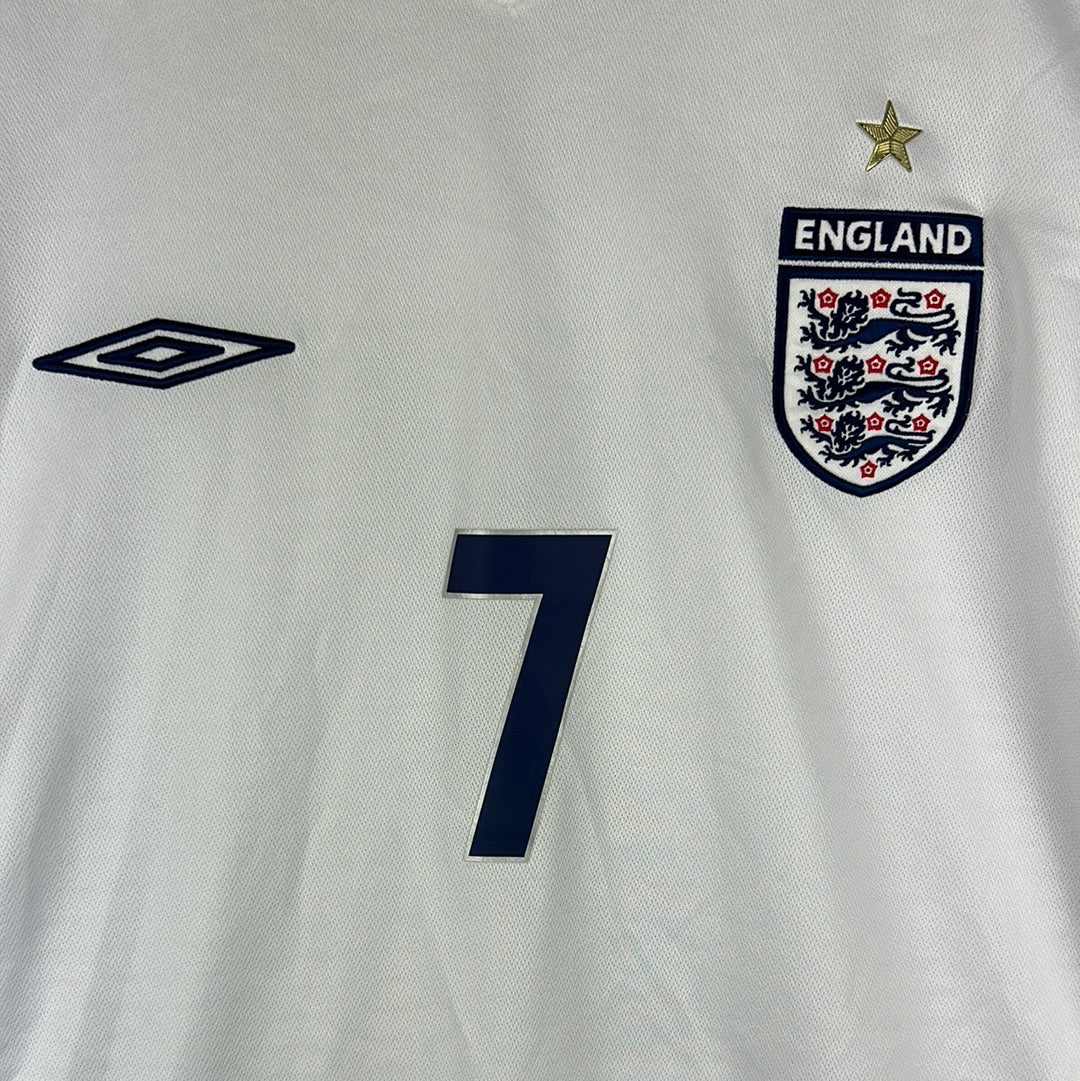 England 2006 Home Shirt - Very Good Condition - Size XL - Beckham / Gerrard