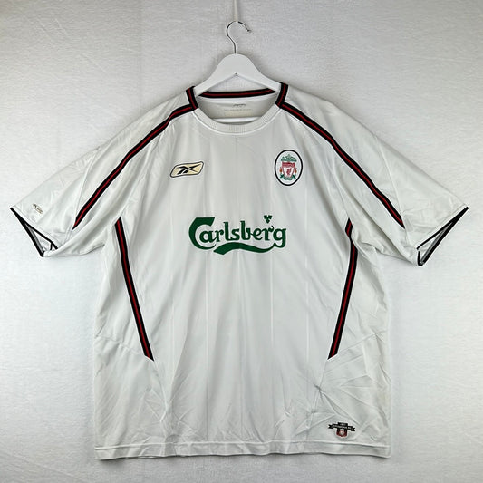 Liverpool 2003/2004 Away Shirt - Extra Large - Gerrard 18 Print