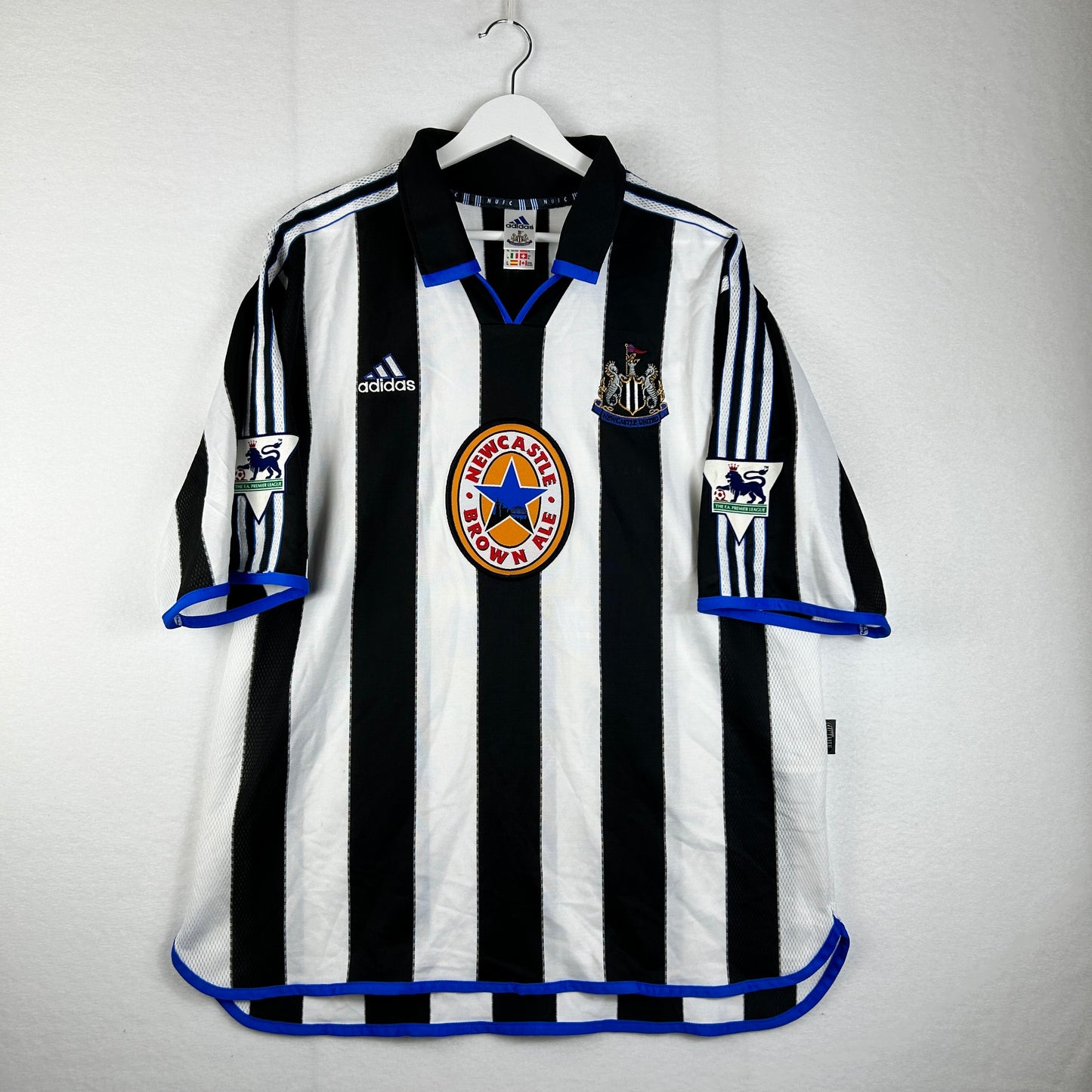 Newcastle United 1999/2000 Player Issue Home Shirt - McClen 19