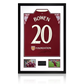 Jarrod Bowen Signed West Ham United 22/23 Home Shirt Premium Frame