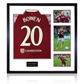 Jarrod Bowen Signed West Ham United 22/23 Home Shirt Elite Frame